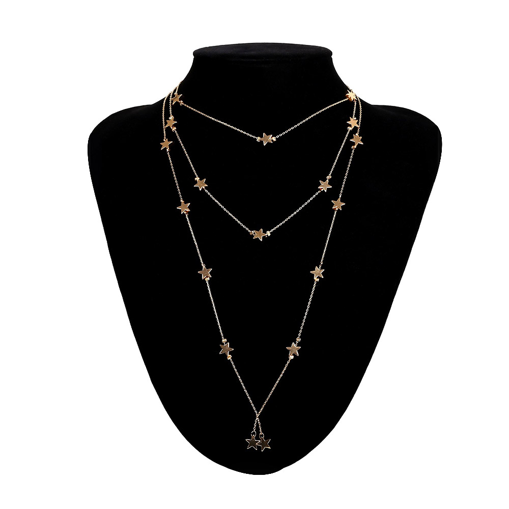 Star multi layer necklace 2025